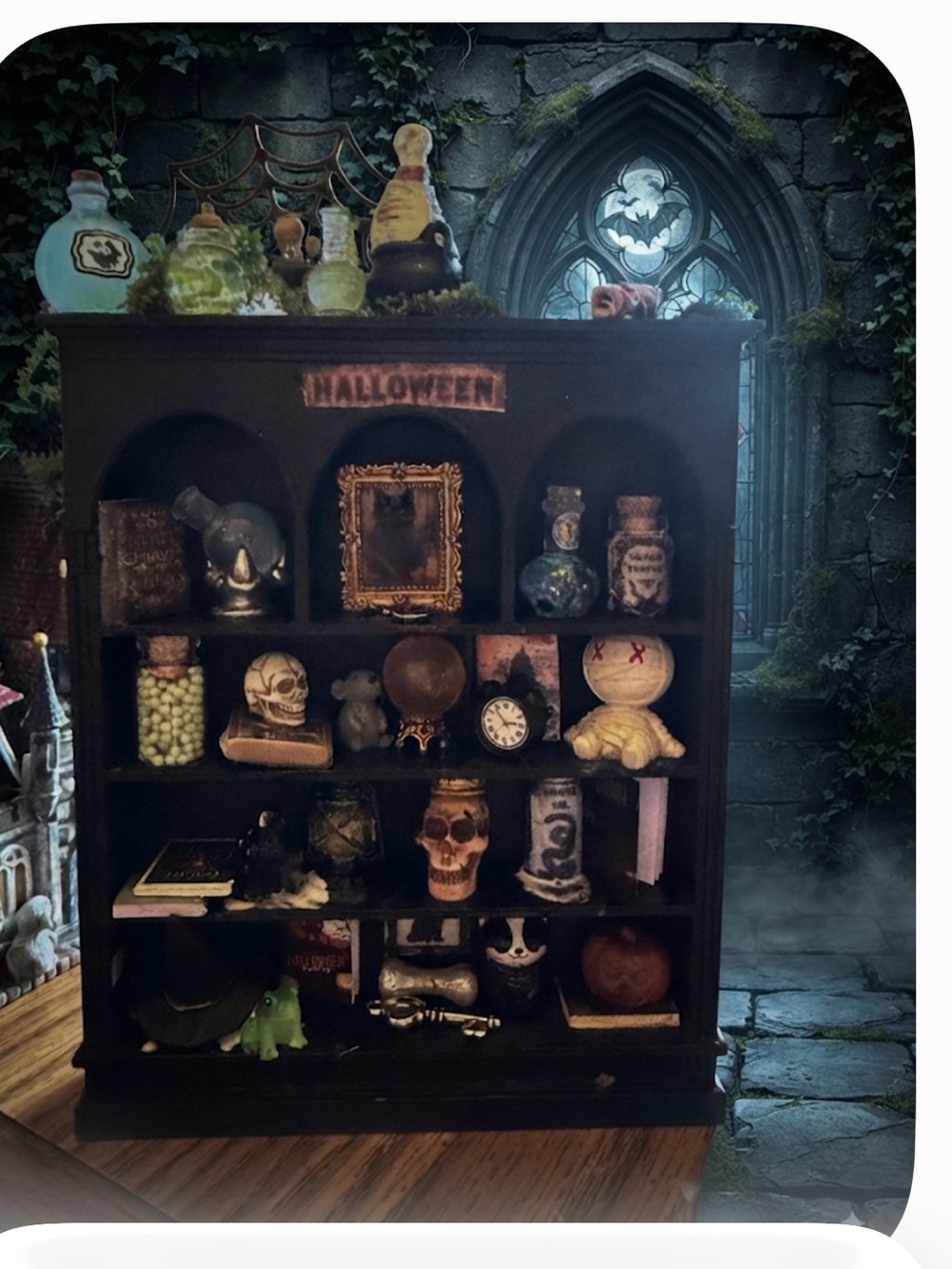 Halloween Decorative Shelf Accent - Black